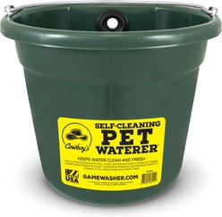 Cowboy's Self-Cleaning Dog Waterer, 5-gal, Green