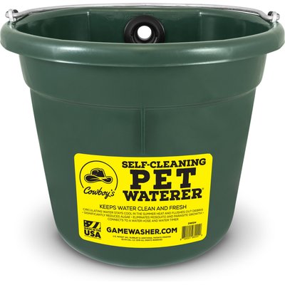 Cowboy's Cowboy's Self-Cleaning Dog Waterer, 5-gal, Green