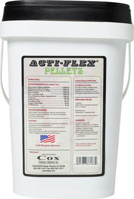 Show full view: Cox Vet Lab Acti-Flex Pellets Horse Supplement, 5-lb bag slide 2 of 4