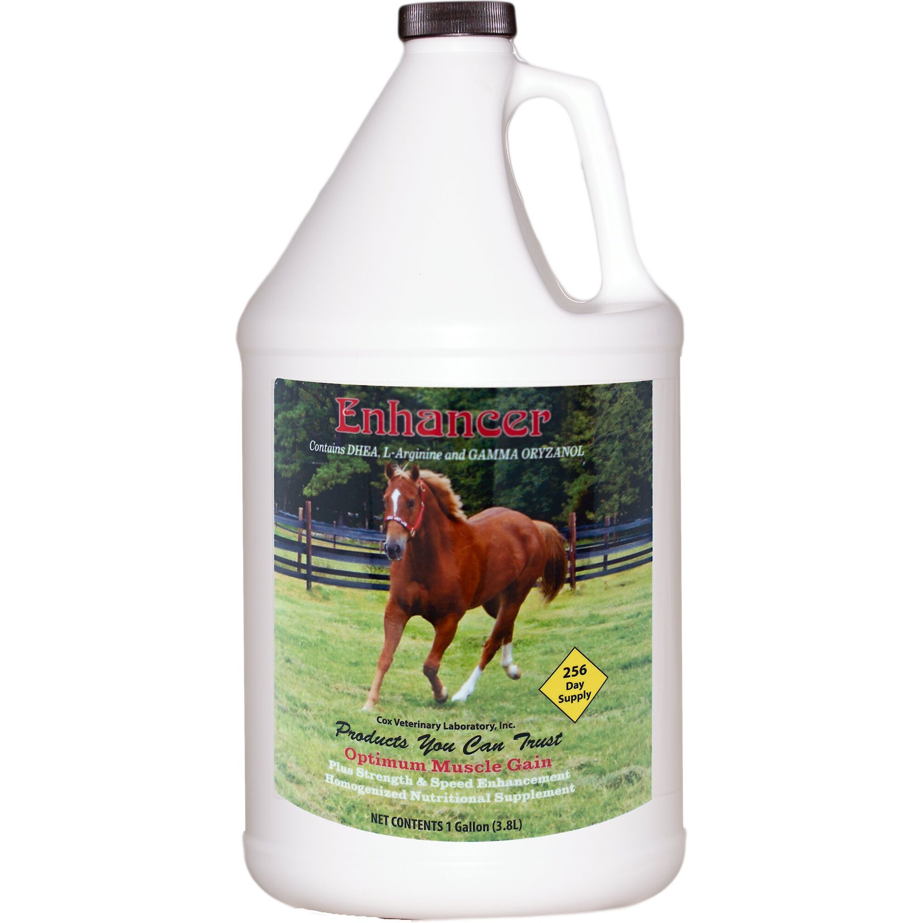 Cox Vet Lab Enhancer Liquid Horse Supplement, 1-gal bottle
