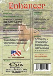 Cox Vet Lab Enhancer Liquid Horse Supplement, 1-qt bottle slide 2 of 2