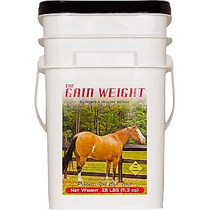 Cox Vet Lab Gain Weight Powder Horse Supplement, 25-lb bucket