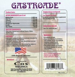 Cox Vet Lab Gastroade Liquid Horse Supplement, 1-gal bottle slide 2 of 2