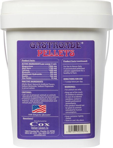 Cox Vet Lab Gastroade Pellets Horse Supplement