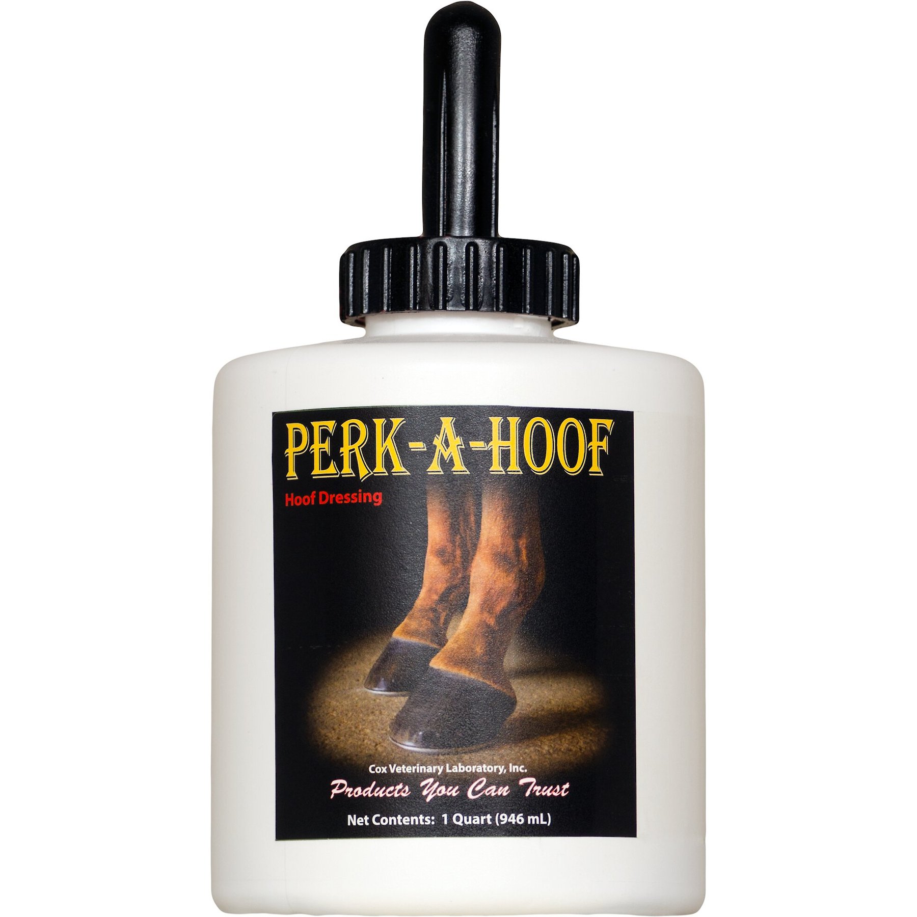 Cox Vet Lab Perk-A-Hoof Hoof Dressing Horse Treatment, 1-qt bottle
