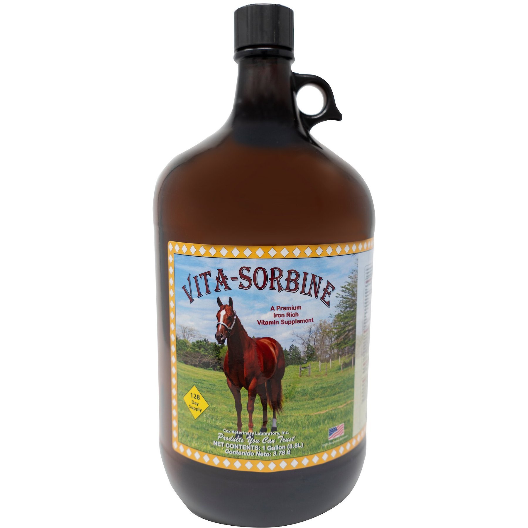 Cox Vet Lab Vita-Sorbine Liquid Horse Supplement, 1-gal bottle
