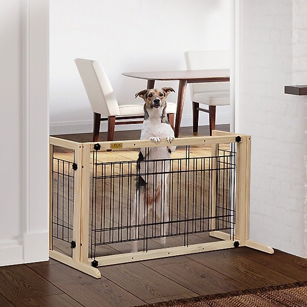 LovMor Freestanding Indoor Dog Gate
