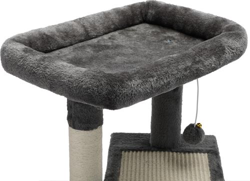 Show full view: Coziwow 33-in Cat Tree Condo with Toy, Dark Grey slide 4 of 11