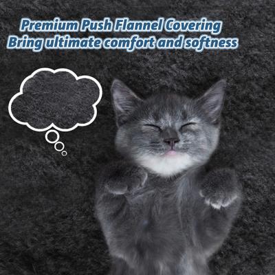 Show full view: Coziwow 33-in Cat Tree Condo with Toy, Dark Grey slide 9 of 11