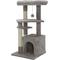 Show in main carousel: Coziwow 33-in Cat Tree Condo with Toy, Grey slide 4 of 12