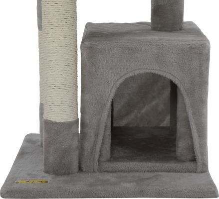 Show full view: Coziwow 33-in Cat Tree Condo with Toy, Grey slide 7 of 12
