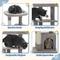 Show in main carousel: Coziwow 33-in Cat Tree Condo with Toy, Grey slide 8 of 12