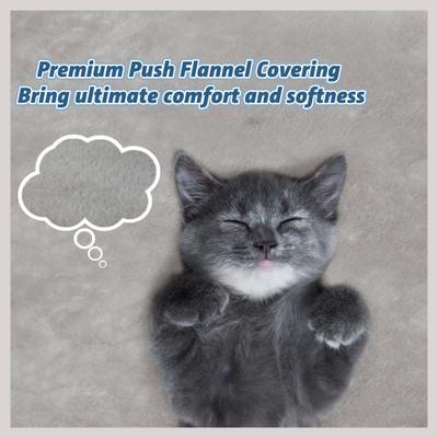 Show full view: Coziwow 33-in Cat Tree Condo with Toy, Grey slide 10 of 12