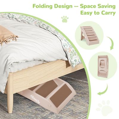 Show full view: Coziwow 4-Step Foldable Dog Stairs, Beige slide 7 of 11