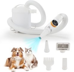 Coziwow 4-in-1 Adjustable Speed & Temperature Dog, Cat & Small Pet Grooming Dryer