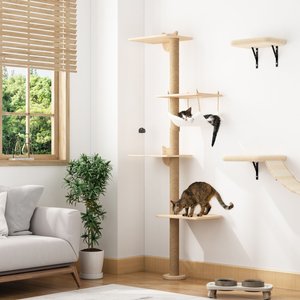Coziwow 69-in Wall Mounted Shelf Climbing Cat Tree