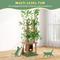 Show in main carousel: Coziwow 76.8-in Large Leaves Plant Activity Tower Cat Tree & Condo, Brown/Green slide 6 of 10
