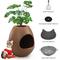 Show in main carousel: Coziwow 8-in-1 Eggloa6 Hidden Cat Litter Box Enclosure Planter, Brown slide 1 of 10