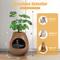 Show in main carousel: Coziwow 8-in-1 Eggloa6 Hidden Cat Litter Box Enclosure Planter, Brown slide 8 of 10