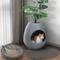 Show in main carousel: Coziwow 8-in-1 Eggloa6 Hidden Cat Litter Box Enclosure Planter, Grey slide 7 of 10