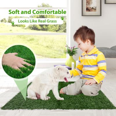 Show full view: Coziwow Artificial Grass Dog Pee Pads, Large: 28 x 18-in, 2 count slide 7 of 7