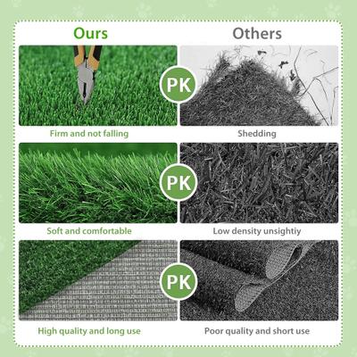 Show full view: Coziwow Artificial Grass Dog Pee Pads, Large: 28 x 18-in, 2 count slide 5 of 7