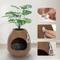 Show in main carousel: Coziwow Artificial Plant Hidden Cat Litter Box Enclosure, Brown slide 7 of 9