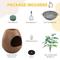 Show in main carousel: Coziwow Artificial Plant Hidden Cat Litter Box Enclosure, Brown slide 6 of 9