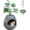 Show in main carousel: Coziwow Artificial Plant Hidden Cat Litter Box Enclosure, Grey slide 1 of 9