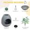 Show in main carousel: Coziwow Artificial Plant Hidden Cat Litter Box Enclosure, Grey slide 5 of 9