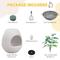 Show in main carousel: Coziwow Artificial Plant Hidden Cat Litter Box Enclosure, White slide 5 of 8