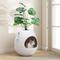 Show in main carousel: Coziwow Artificial Plant Hidden Cat Litter Box Enclosure, White slide 2 of 8