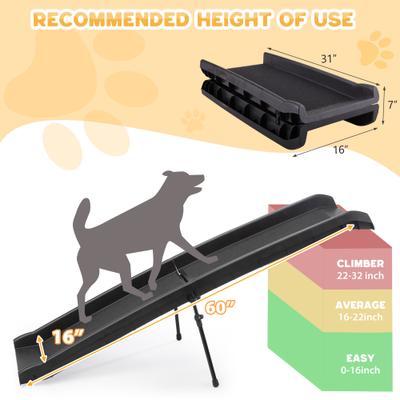 Coziwow by Jaxpety Foldable Dog Car Ramp