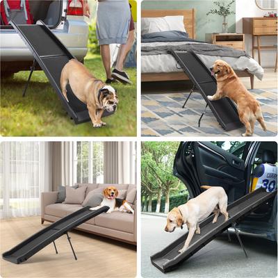 Show full view: Coziwow by Jaxpety Foldable Dog Car Ramp, Black, 62-in slide 6 of 10