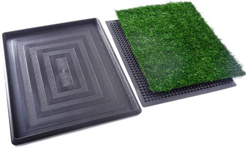 Show full view: Coziwow by Jaxpety Indoor Dog Grass Potty Pee Turf, 25 x 20-in slide 9 of 11