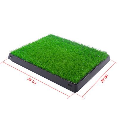 Show full view: Coziwow by Jaxpety Indoor Grass Potty Dog Pee Turf with Drawer, 20 x 25-in slide 3 of 12