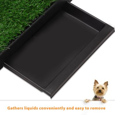 Show full view: Coziwow by Jaxpety Indoor Grass Potty Dog Pee Turf with Drawer, 20 x 25-in slide 7 of 12