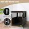 Show in main carousel: Coziwow by Jaxpety Single Door Furniture Style Wooden Dog Crate & End Table, Brown slide 7 of 11