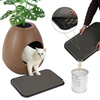 Show full view: Coziwow Cat Litter Trapping Mat Double Layer Urine Proof slide 9 of 11