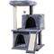 Show in main carousel: Coziwow Cat Tree & Condo with Toy, 34-inch, Grey slide 4 of 11