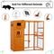 Show in main carousel: Coziwow Catio Wooden Outdoor Cat Playpen, Large, Orange slide 6 of 10