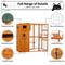 Show in main carousel: Coziwow Catio Wooden Outdoor Cat Playpen, Large, Orange slide 7 of 10