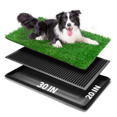 Show full view: Coziwow Dog Grass Pad Pee Turf Potty Training, 30 x 20-in slide 1 of 10