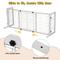 Show in main carousel: Coziwow Extra Wide Adjustable Wooden Freestanding Dog Gate, White slide 5 of 8
