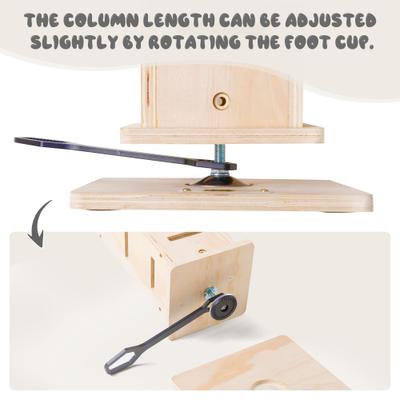 Show full view: Coziwow Floor to Ceiling Adjustable Height Cat Tree Tower, 98-114in, Yellow slide 7 of 11