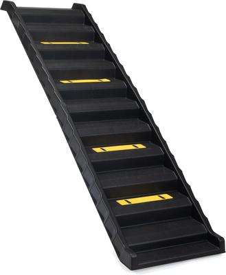 Show full view: Coziwow Foldable Dog Car Ramp with Stairs, Black, 61-in slide 4 of 9