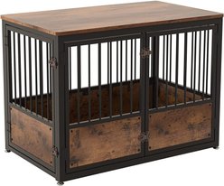 Coziwow Furnituer Style with 3 Doors Dog Crate, Esppreso, Large slide 2 of 8