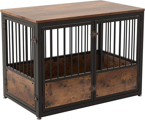 Show full view: Coziwow Furnituer Style with 3 Doors Dog Crate, Esppreso, Large slide 3 of 9