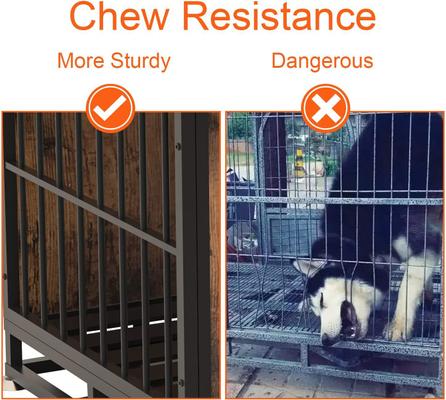 Show full view: Coziwow Furnituer Style with 3 Doors Dog Crate, Esppreso, Large slide 9 of 9