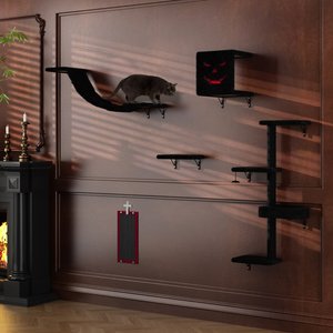 4 Cats & Dogs Cliff Jr. Cat Wall Shelves